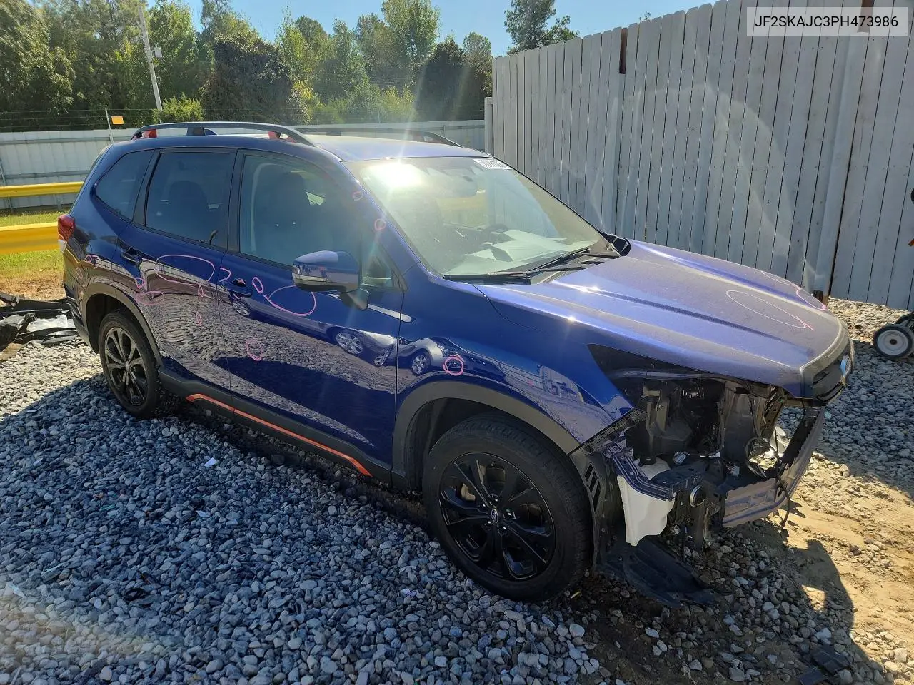2023 SUBARU FORESTER VIN JF2SKAJC3PH473986 — фото 4