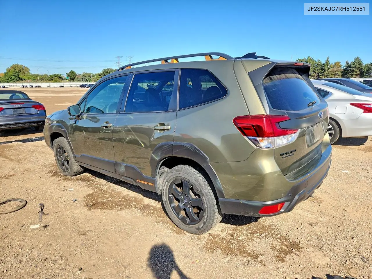 2024 SUBARU FORESTER VIN JF2SKAJC7RH512551 — фото 2