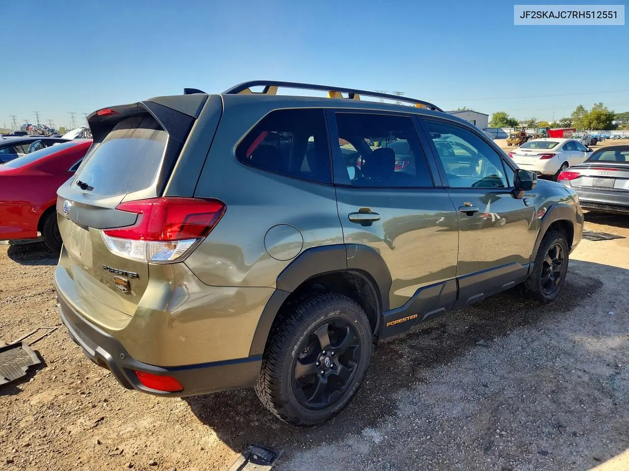 2024 SUBARU FORESTER VIN JF2SKAJC7RH512551 — фото 3