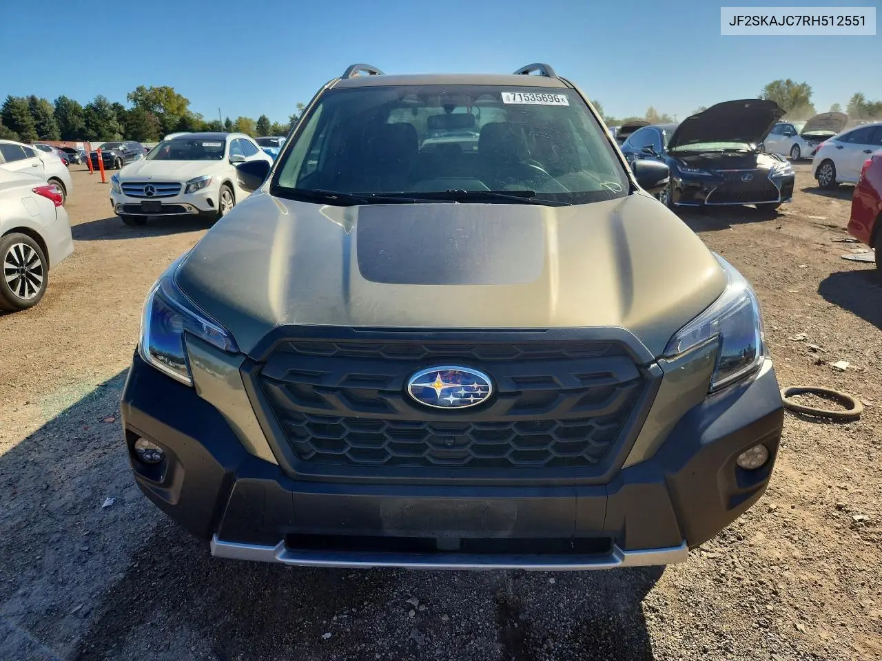 2024 SUBARU FORESTER VIN JF2SKAJC7RH512551 — фото 5