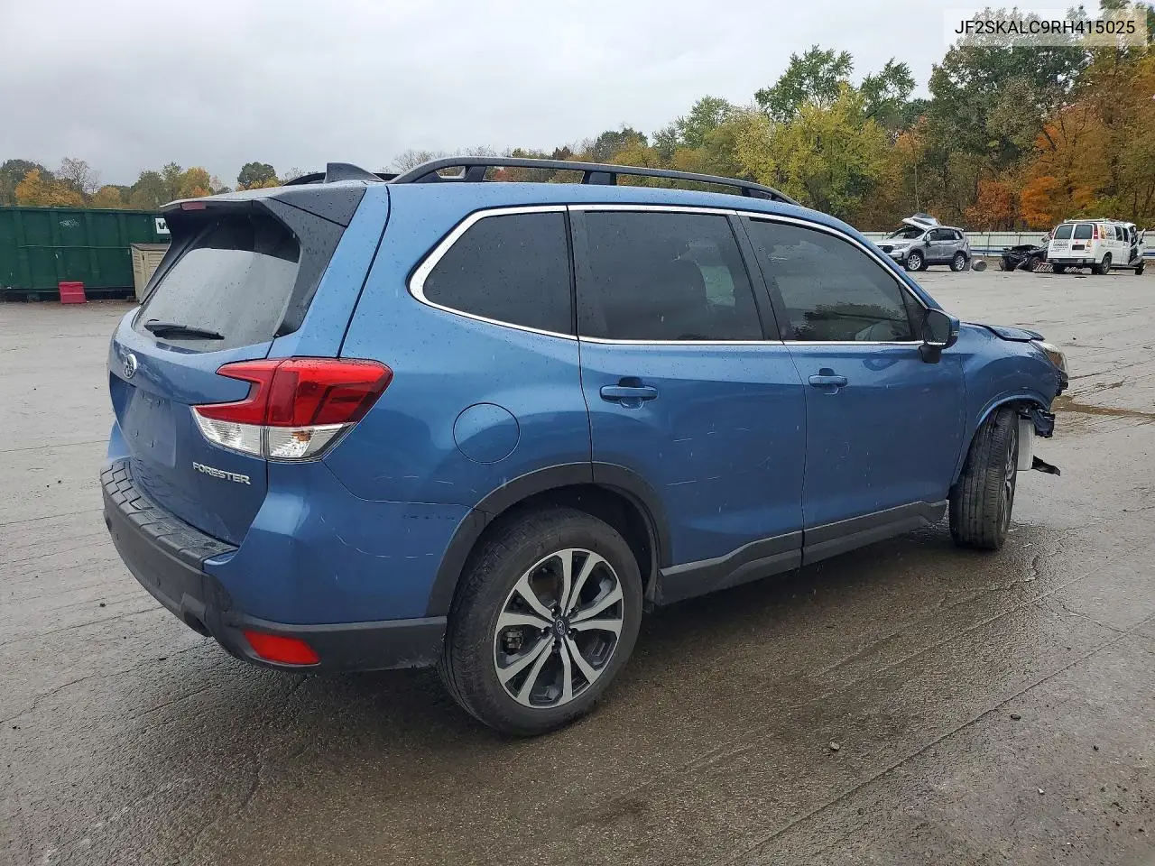 2024 SUBARU FORESTER VIN JF2SKALC9RH415025 — фото 3