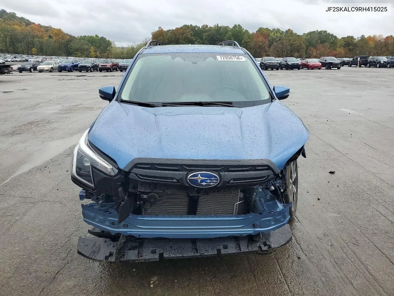 2024 SUBARU FORESTER VIN JF2SKALC9RH415025 — фото 5