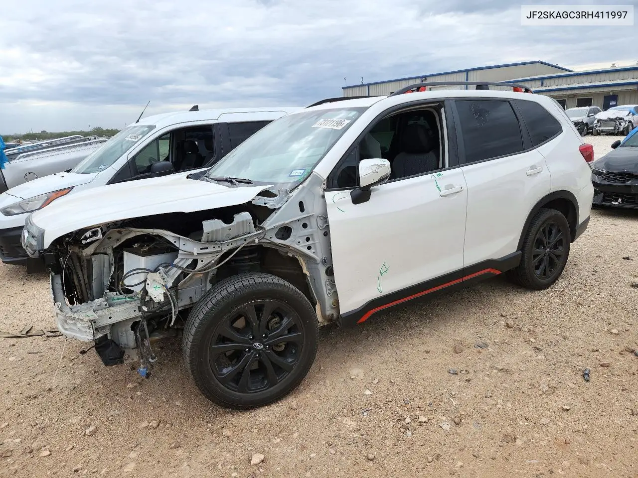 SUBARU FORESTER 2024, VIN JF2SKAGC3RH411997