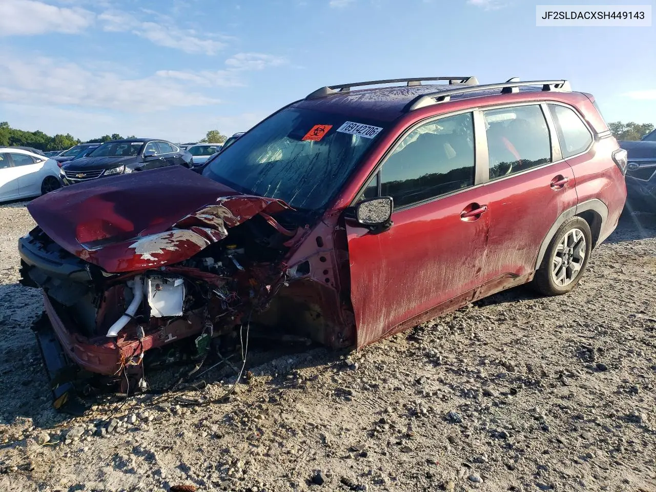 SUBARU FORESTER 2025, VIN JF2SLDACXSH449143