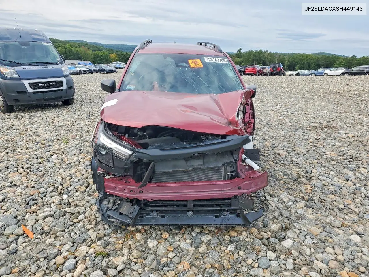 2025 SUBARU FORESTER VIN JF2SLDACXSH449143 — фото 5