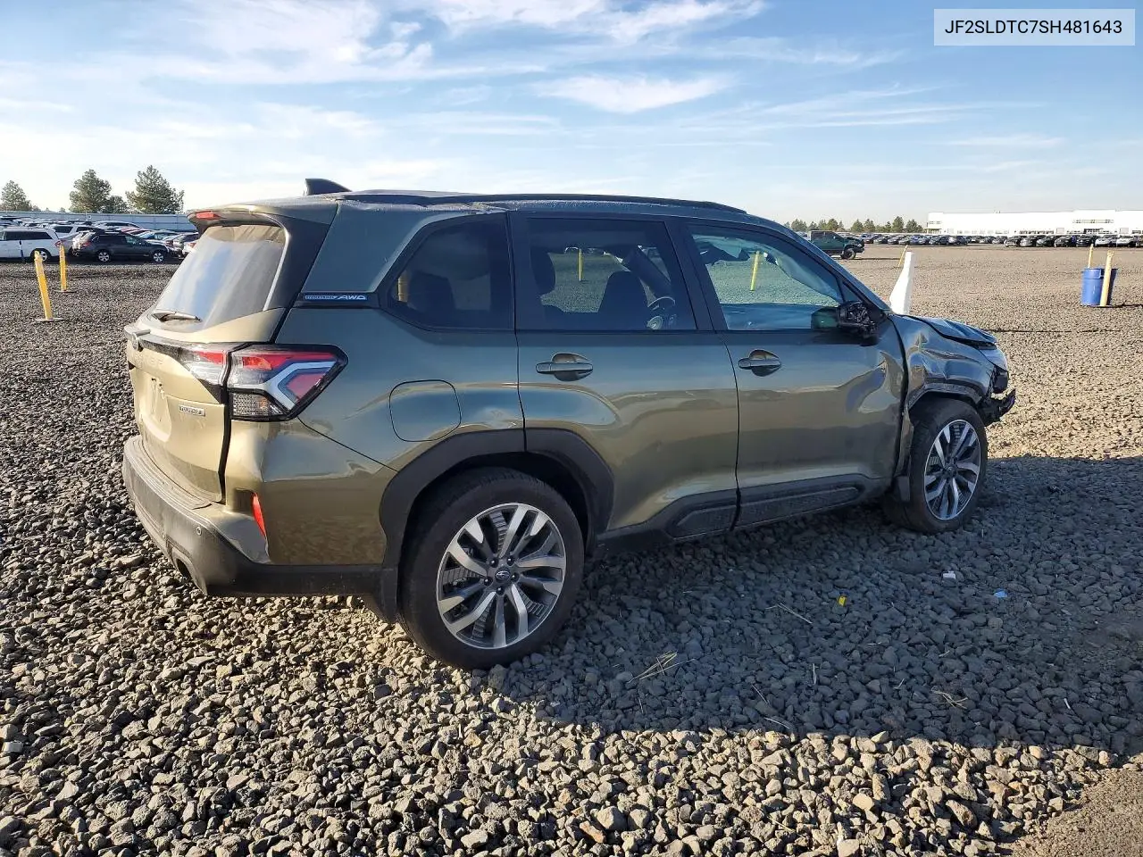 2025 SUBARU FORESTER VIN JF2SLDTC7SH481643 — фото 3