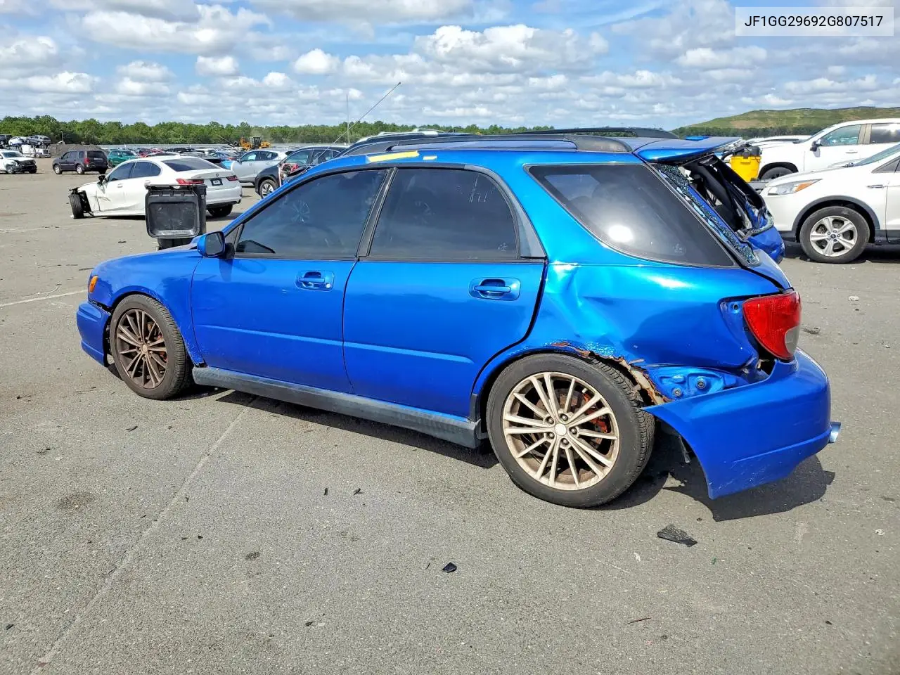 2002 SUBARU IMPREZA VIN JF1GG29692G807517 — фото 2