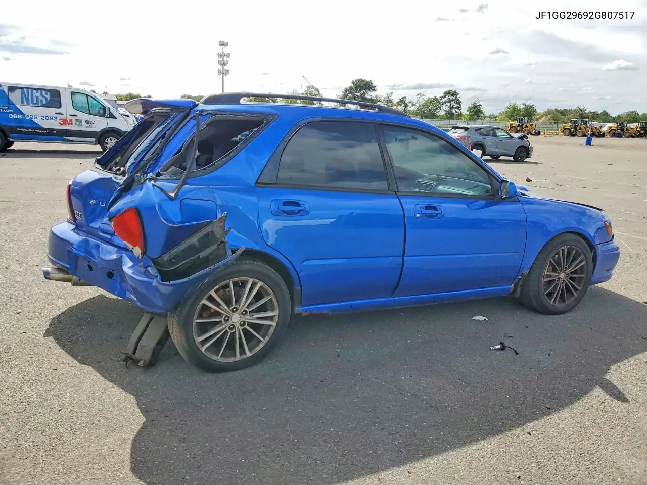 2002 SUBARU IMPREZA VIN JF1GG29692G807517 — фото 3