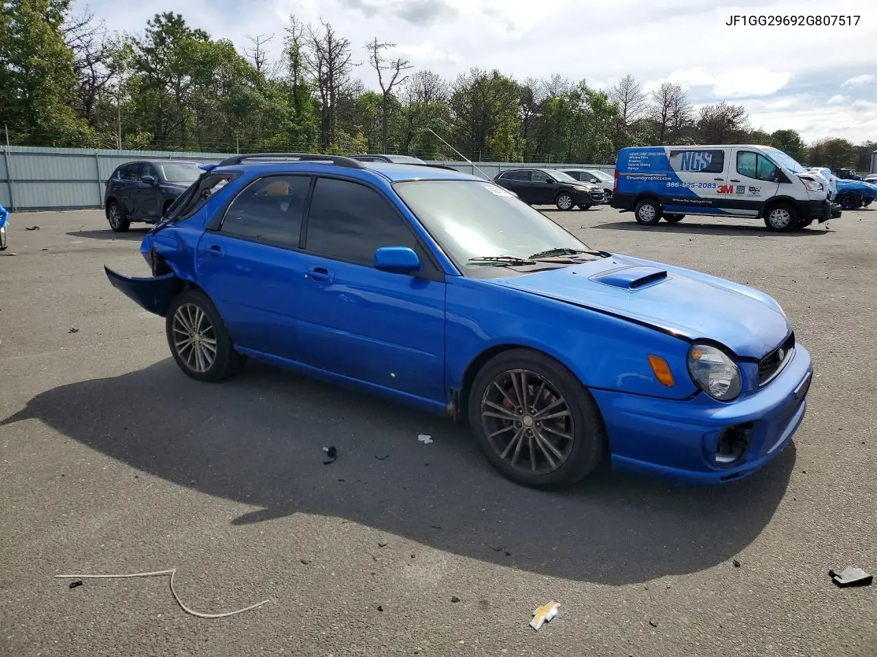 2002 SUBARU IMPREZA VIN JF1GG29692G807517 — фото 4