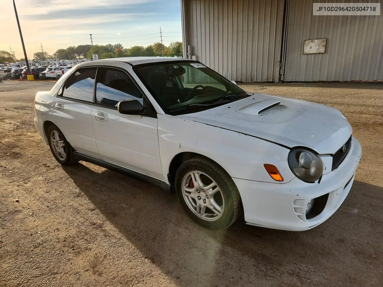 2002 SUBARU IMPREZA VIN JF1GD29642G504718 — фото 4
