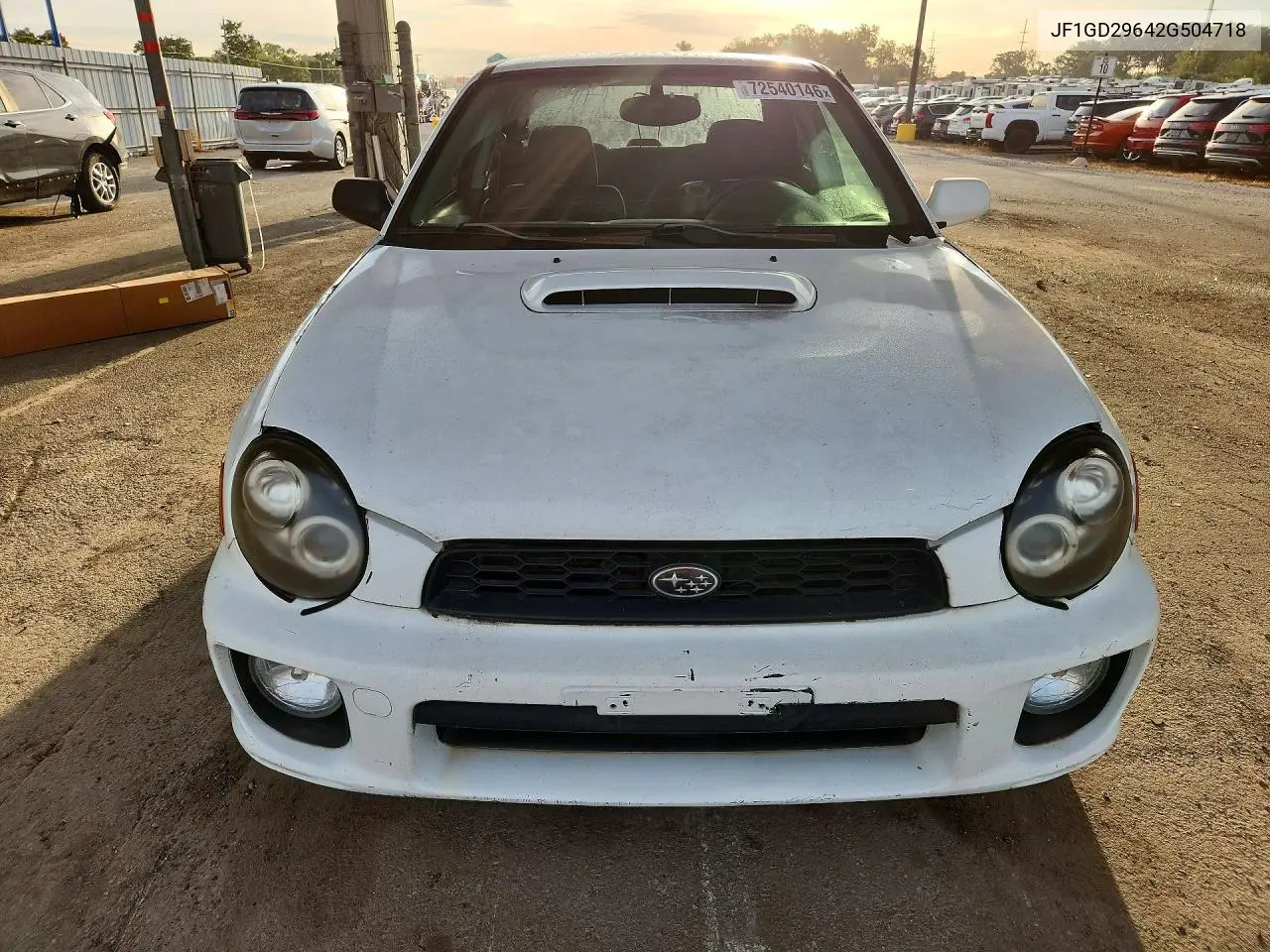 2002 SUBARU IMPREZA VIN JF1GD29642G504718 — фото 5
