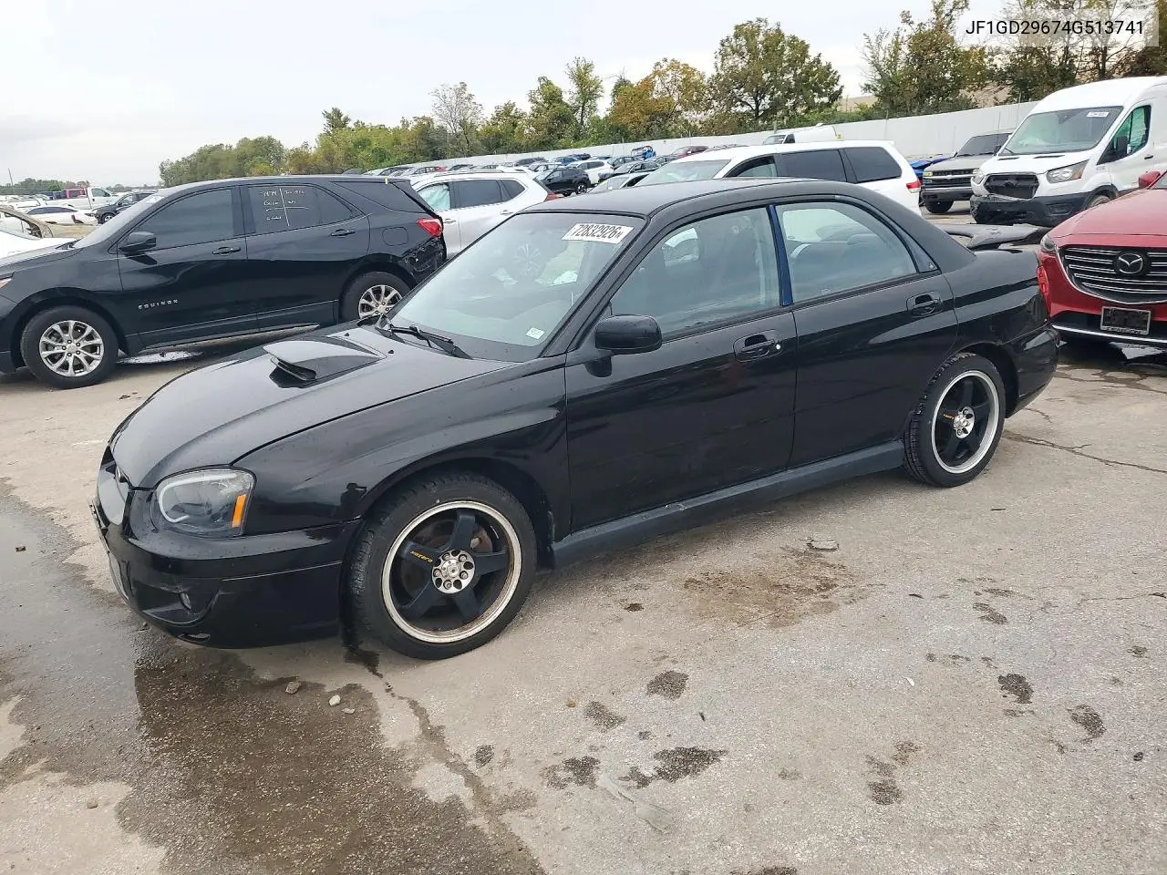 SUBARU IMPREZA 2004, VIN JF1GD29674G513741