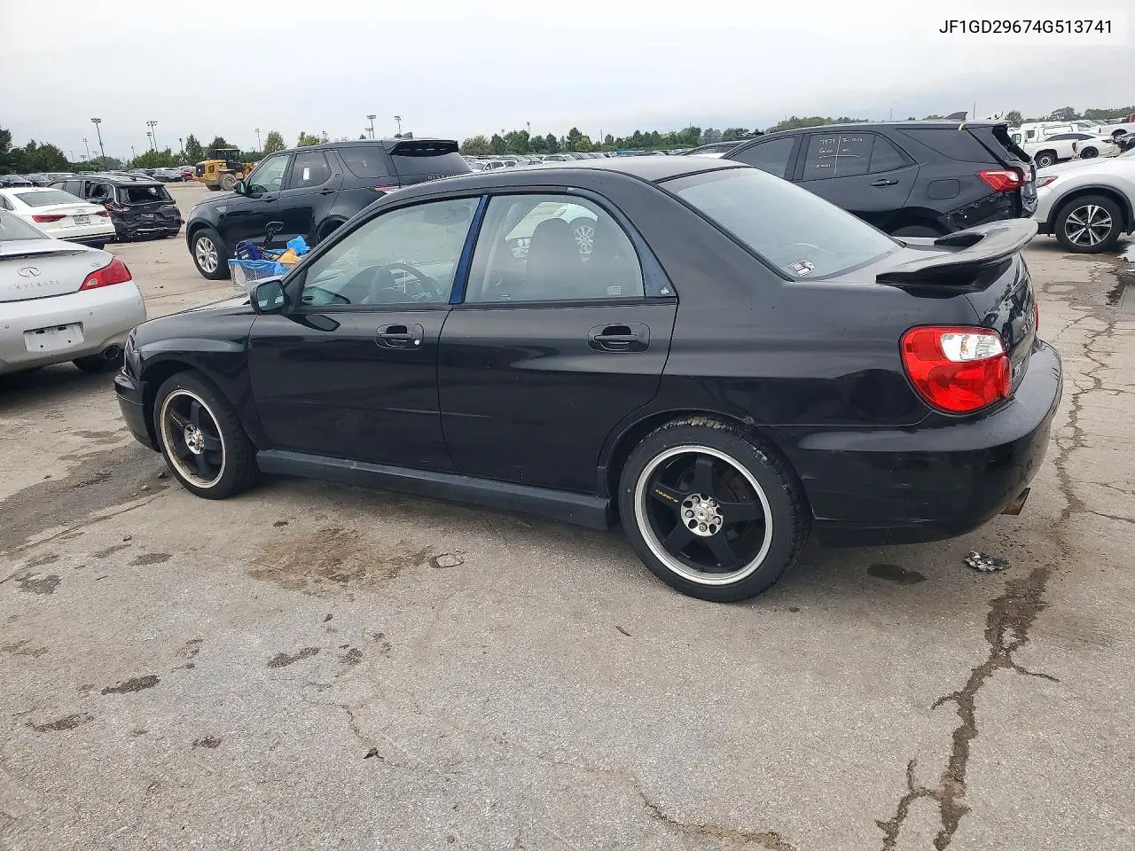 2004 SUBARU IMPREZA VIN JF1GD29674G513741 — фото 2