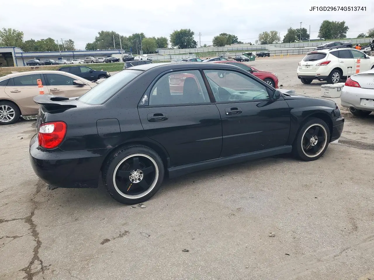 2004 SUBARU IMPREZA VIN JF1GD29674G513741 — фото 3