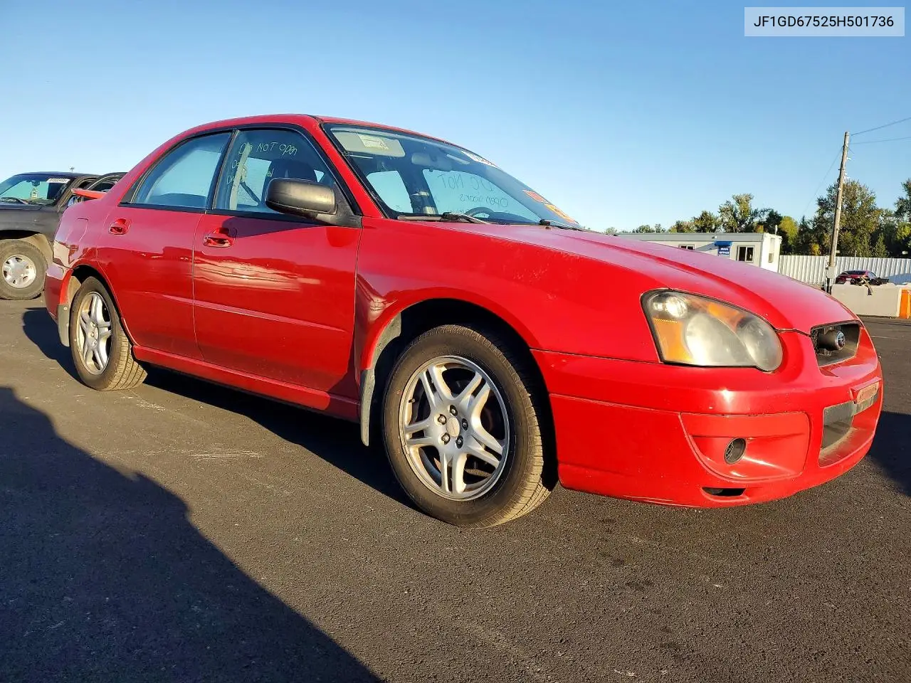 2005 SUBARU IMPREZA VIN JF1GD67525H501736 — фото 4