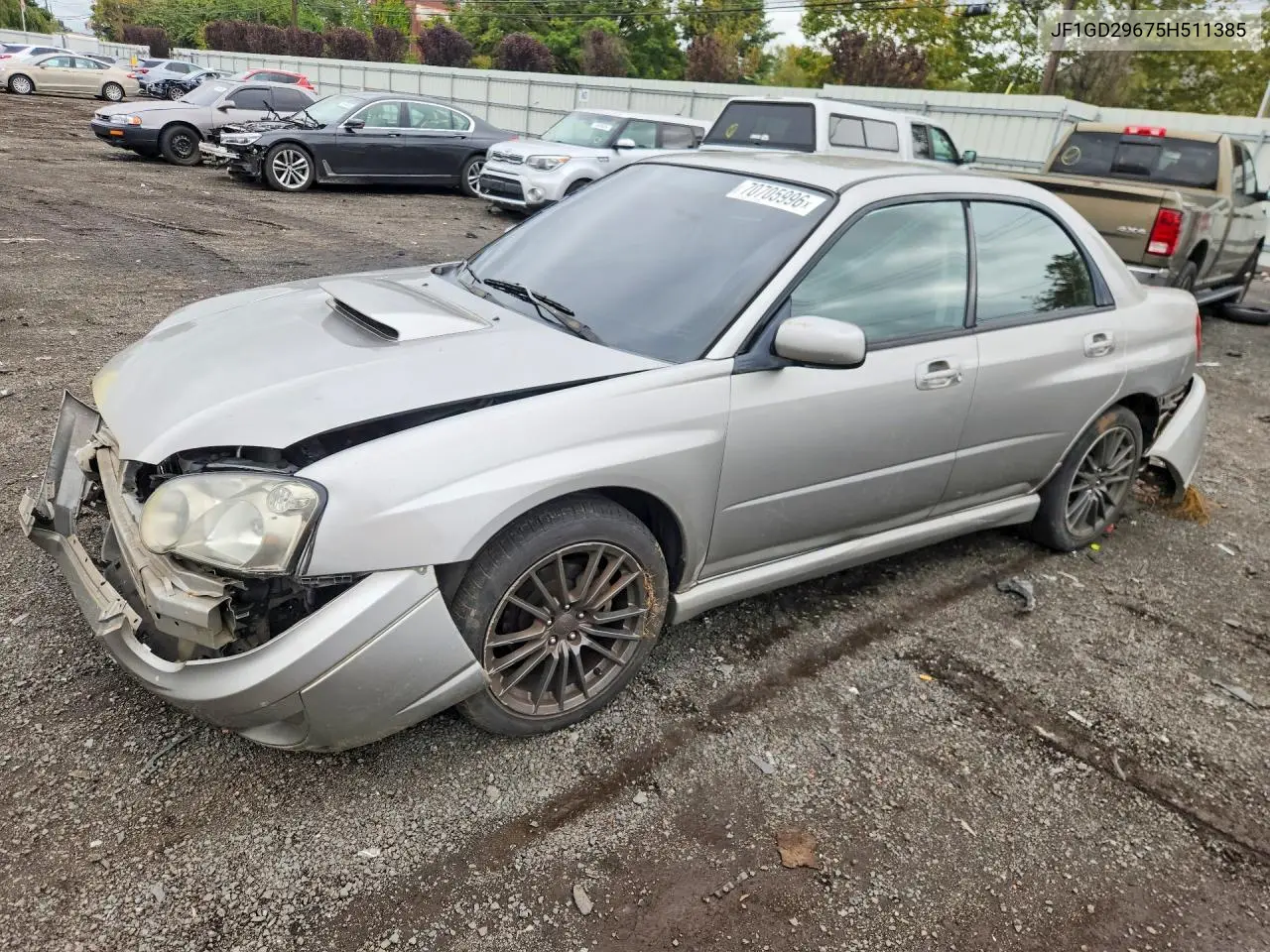 SUBARU IMPREZA 2005, VIN JF1GD29675H511385