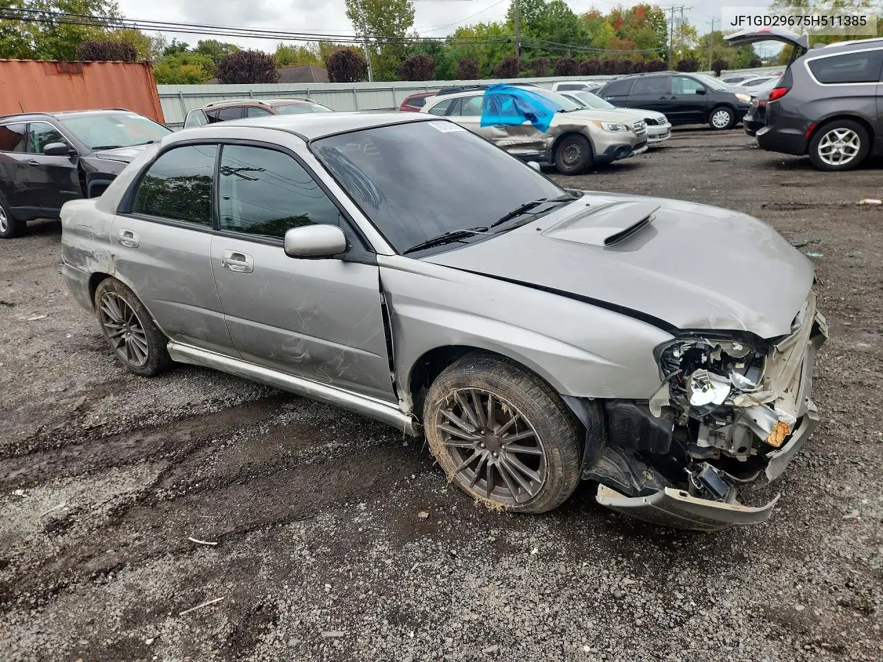 2005 SUBARU IMPREZA VIN JF1GD29675H511385 — фото 4
