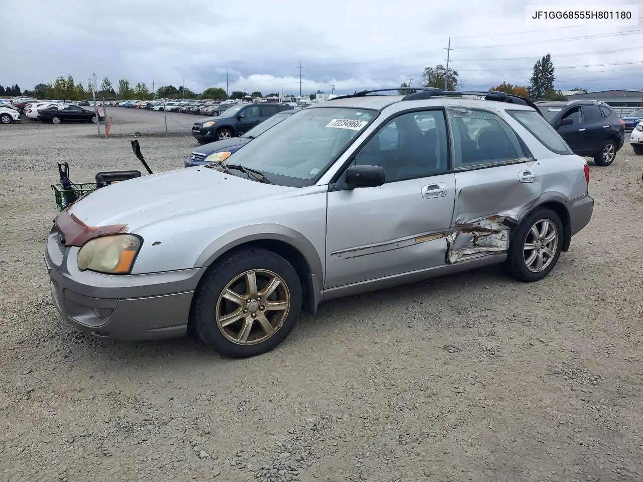 SUBARU IMPREZA 2005, VIN JF1GG68555H801180