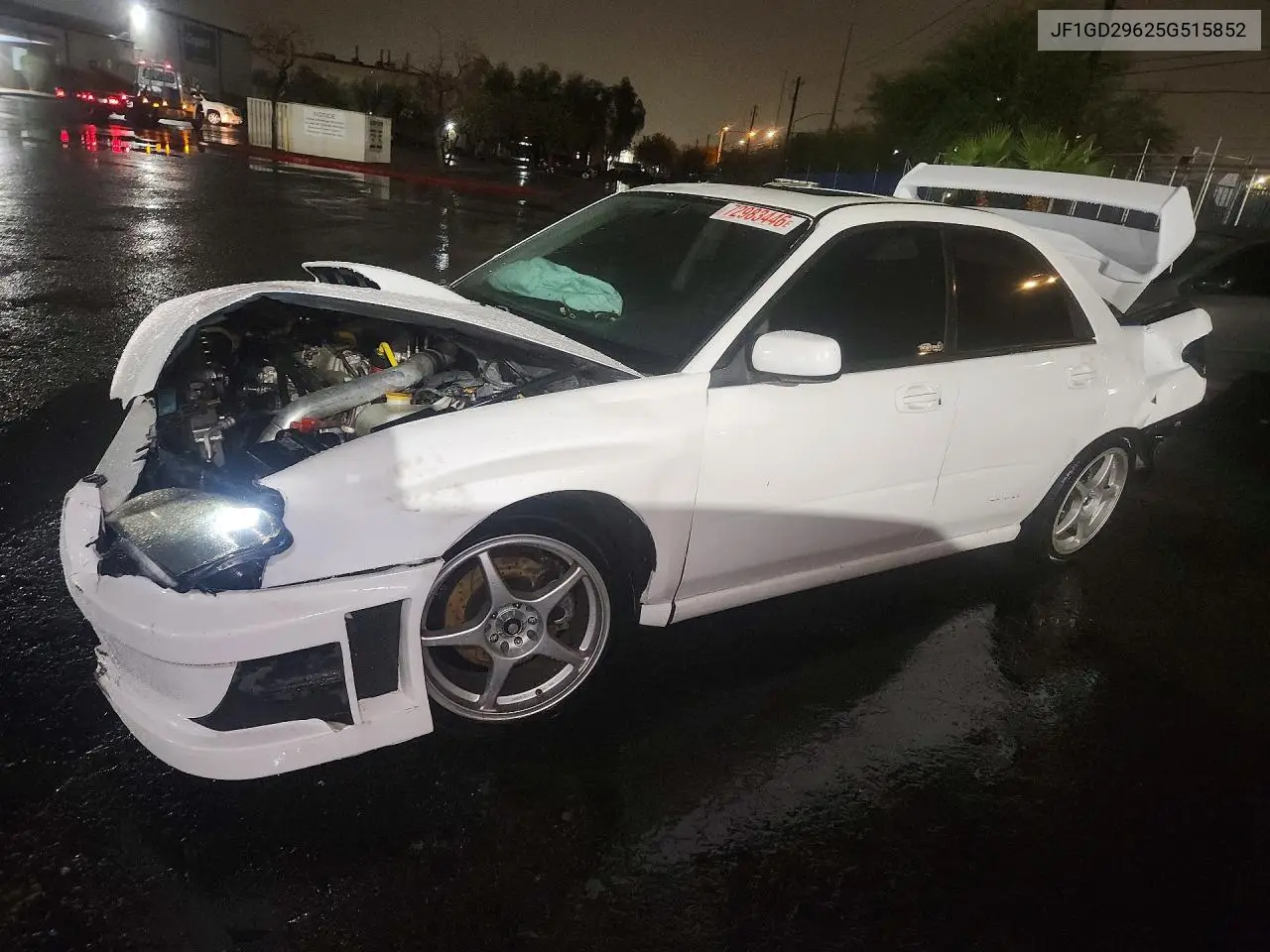 SUBARU IMPREZA 2005, VIN JF1GD29625G515852
