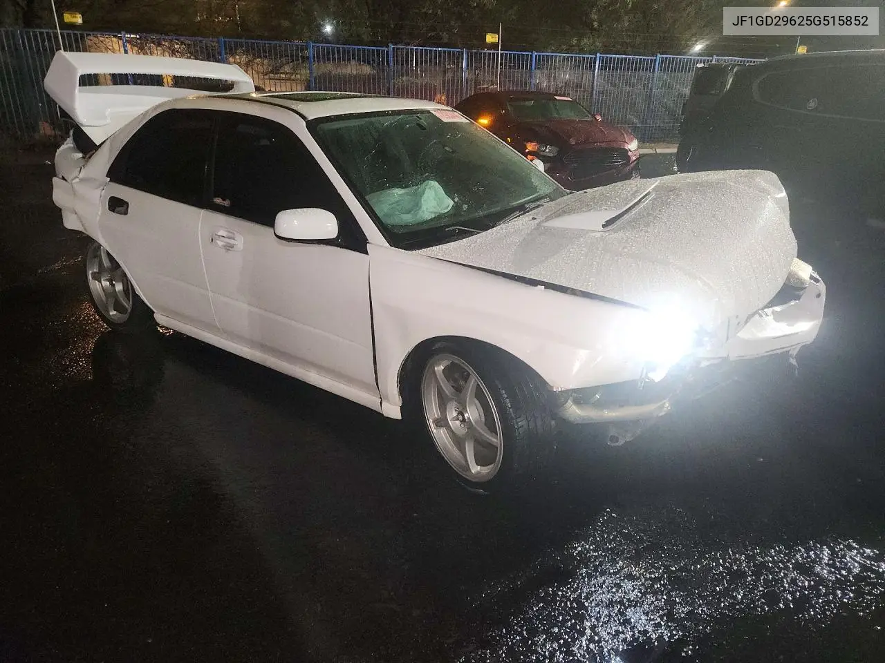 2005 SUBARU IMPREZA VIN JF1GD29625G515852 — фото 4