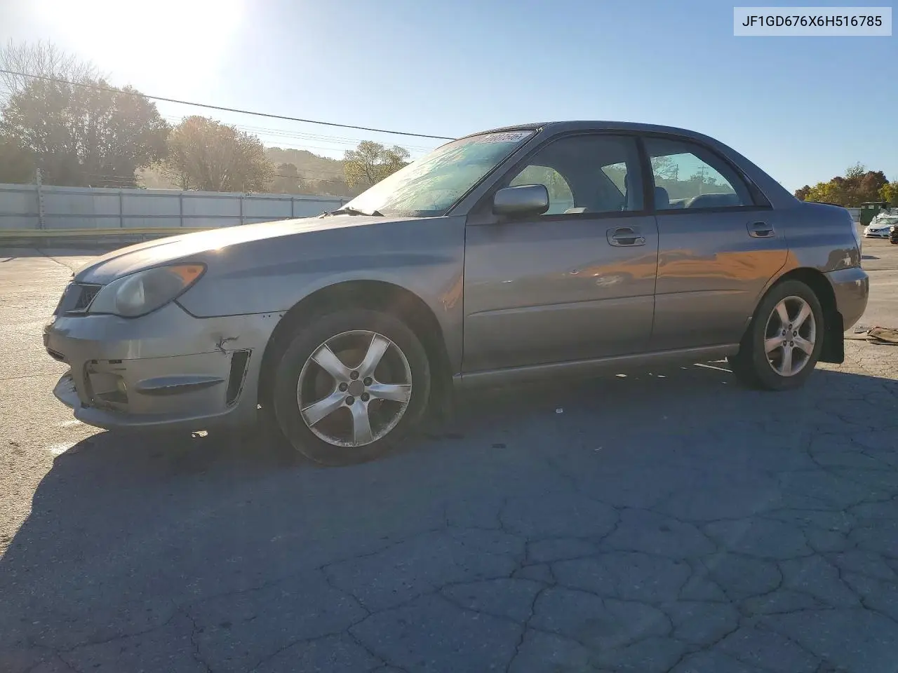 SUBARU IMPREZA 2006, VIN JF1GD676X6H516785