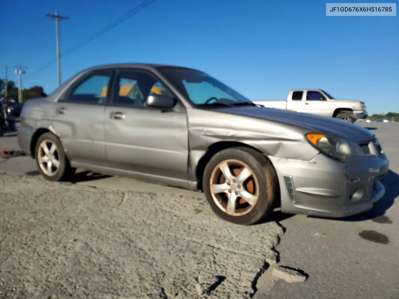 2006 SUBARU IMPREZA VIN JF1GD676X6H516785 — фото 4