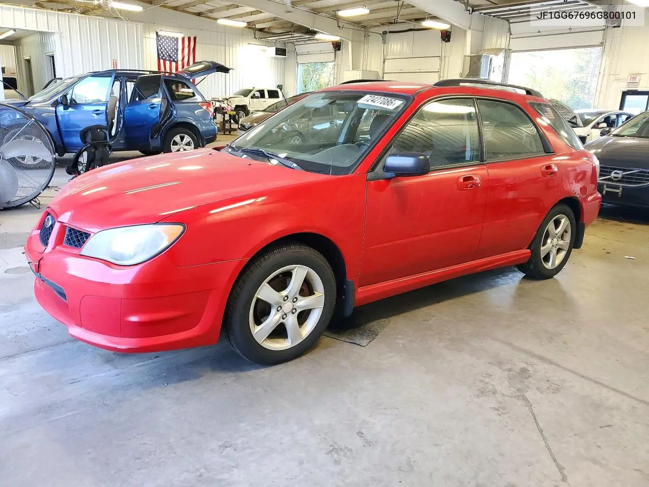 SUBARU IMPREZA 2006, VIN JF1GG67696G800101