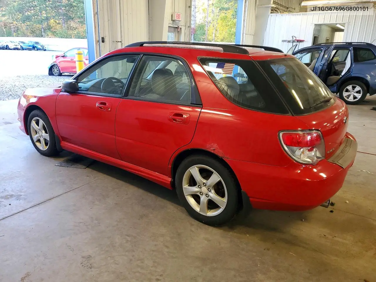 2006 SUBARU IMPREZA VIN JF1GG67696G800101 — фото 2
