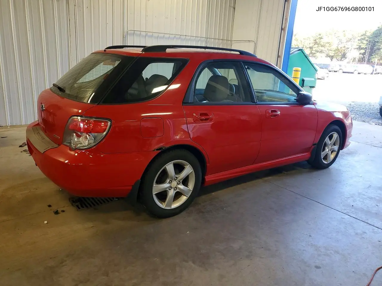 2006 SUBARU IMPREZA VIN JF1GG67696G800101 — фото 3