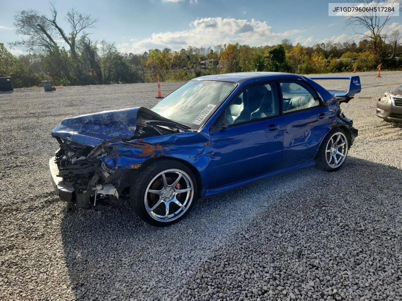SUBARU IMPREZA 2006, VIN JF1GD79606H517284
