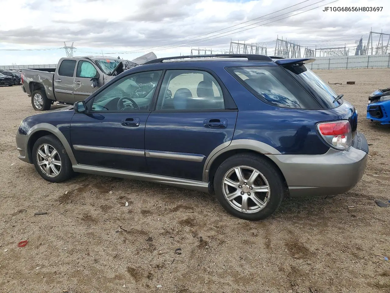 2006 SUBARU IMPREZA VIN JF1GG68656H803697 — фото 2