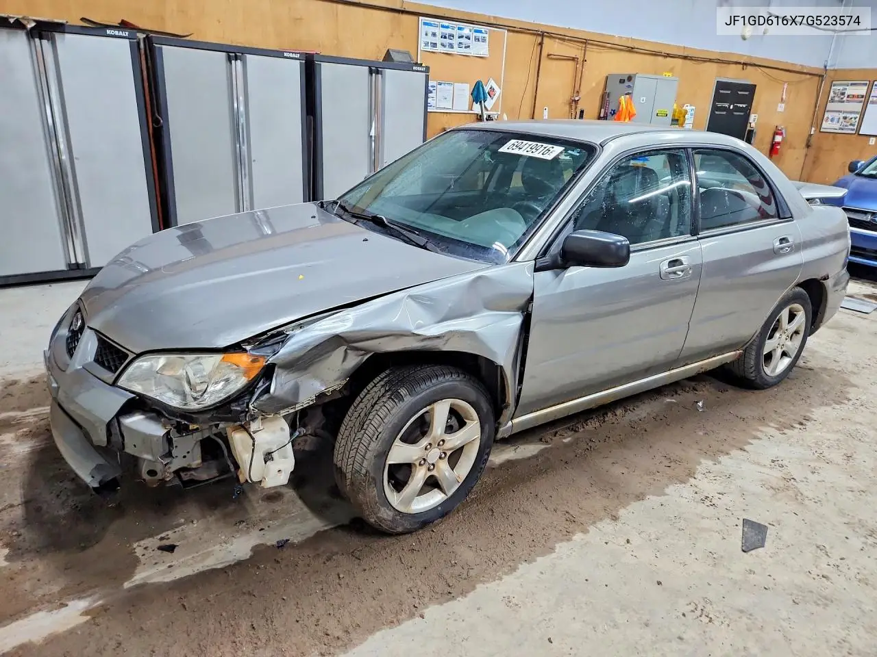 SUBARU IMPREZA 2007, VIN JF1GD616X7G523574