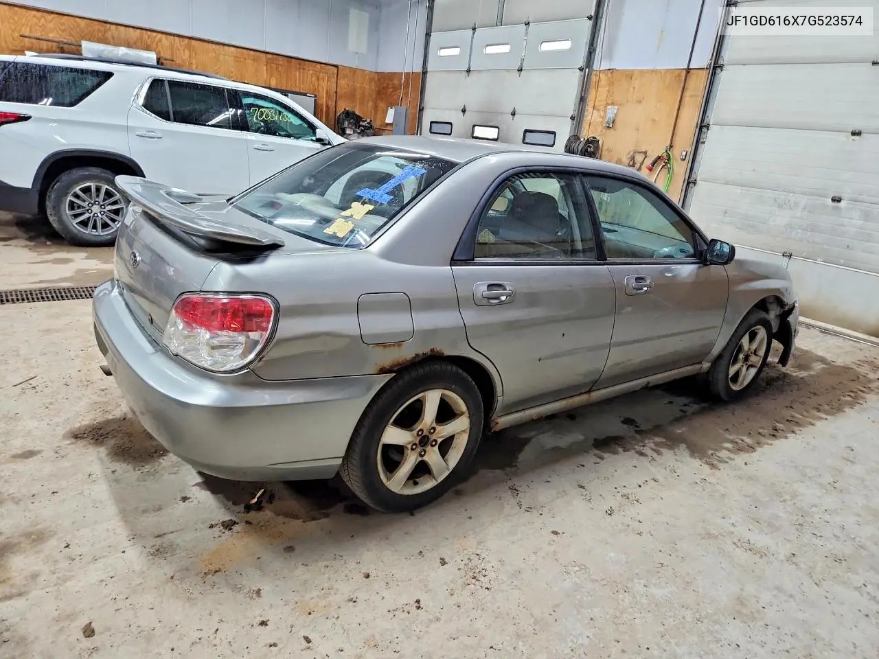 2007 SUBARU IMPREZA VIN JF1GD616X7G523574 — фото 3