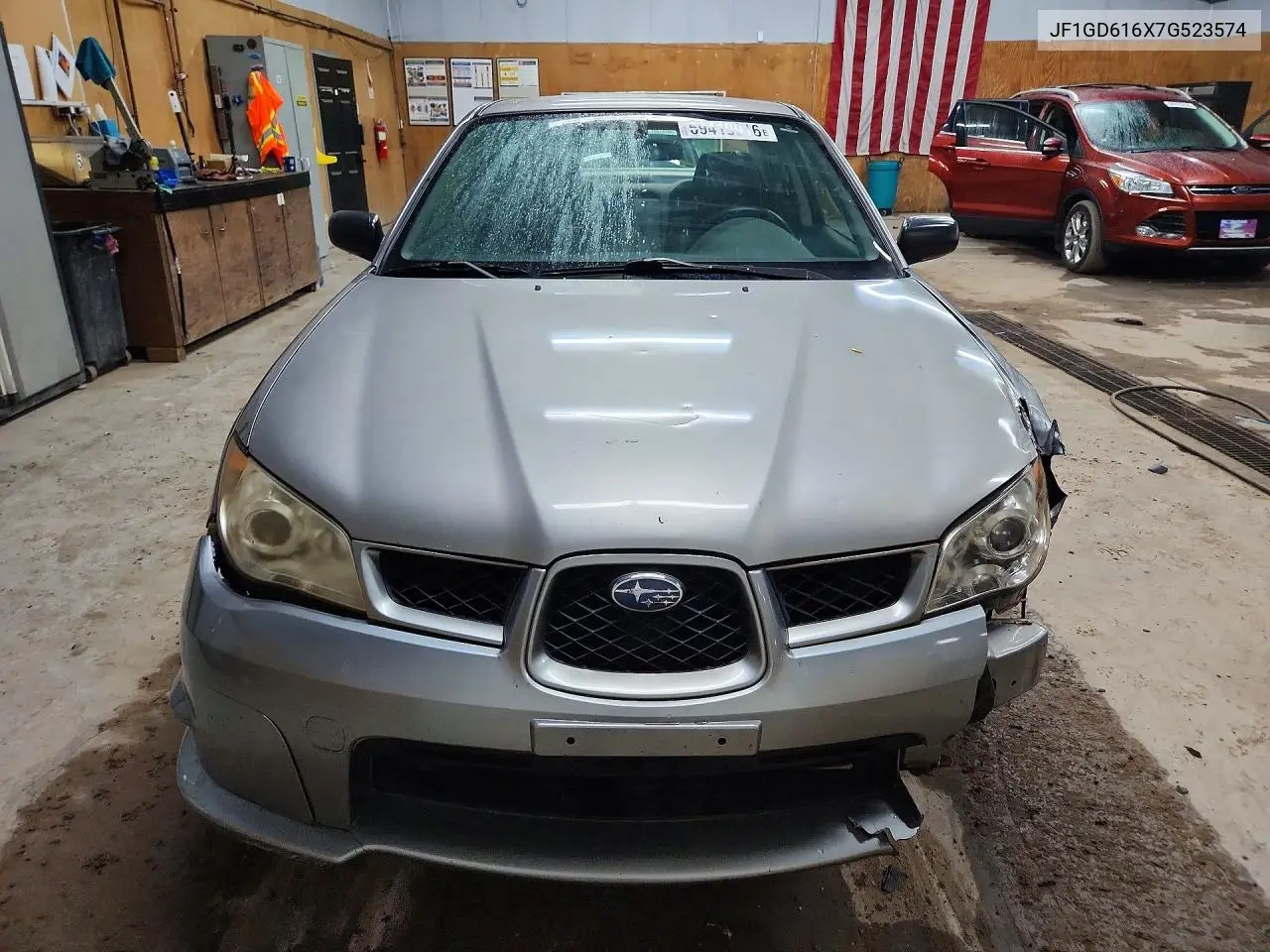 2007 SUBARU IMPREZA VIN JF1GD616X7G523574 — фото 5