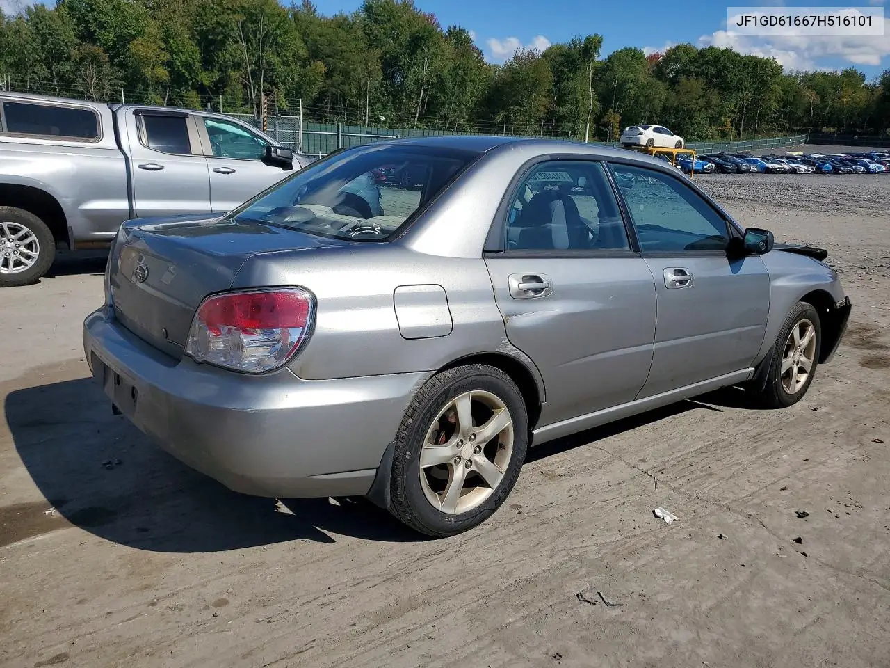 2007 SUBARU IMPREZA VIN JF1GD61667H516101 — фото 3