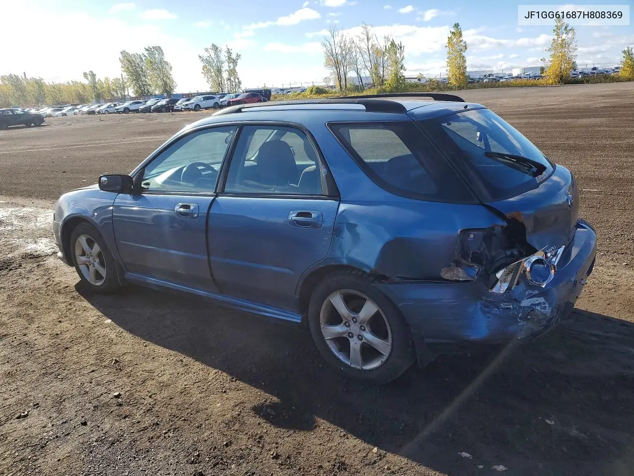 2007 SUBARU IMPREZA VIN JF1GG61687H808369 — фото 2