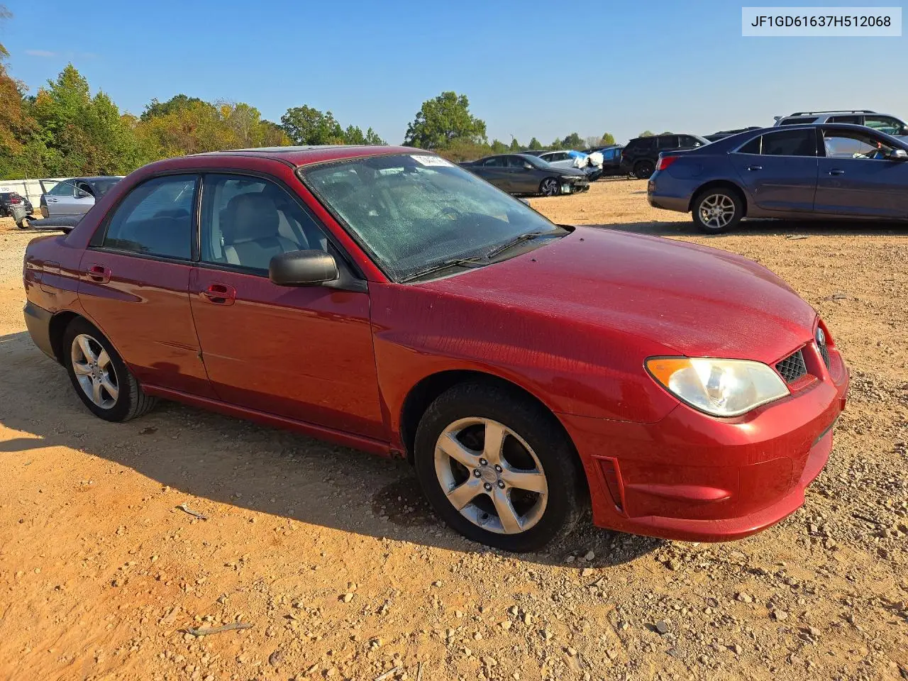 2007 SUBARU IMPREZA VIN JF1GD61637H512068 — фото 4