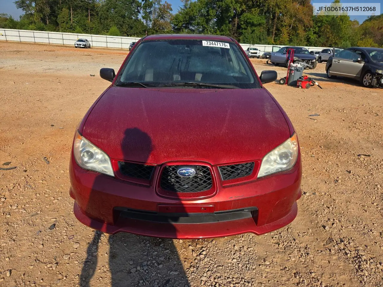2007 SUBARU IMPREZA VIN JF1GD61637H512068 — фото 5