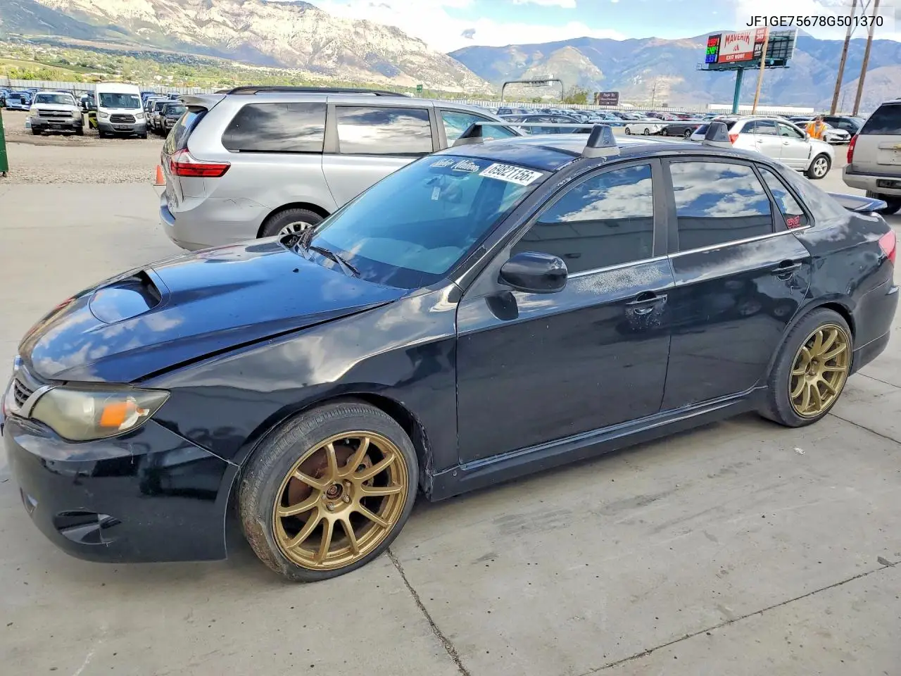 SUBARU IMPREZA 2008, VIN JF1GE75678G501370