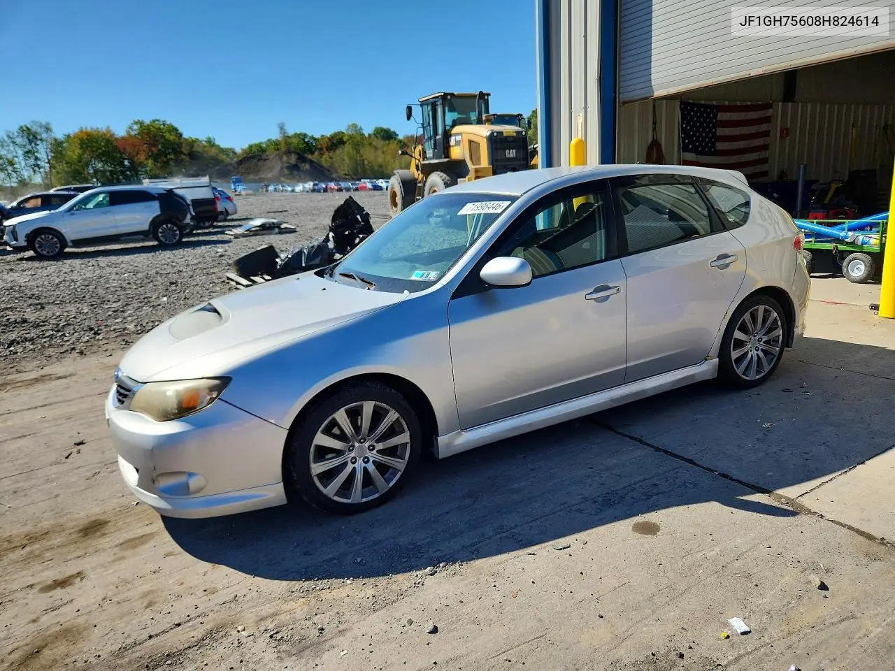 SUBARU IMPREZA 2008, VIN JF1GH75608H824614