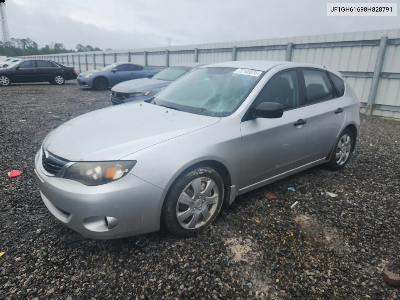 SUBARU IMPREZA 2008, VIN JF1GH61698H828791