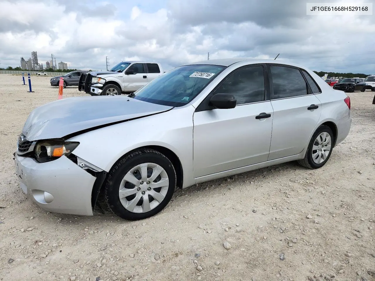SUBARU IMPREZA 2008, VIN JF1GE61668H529168