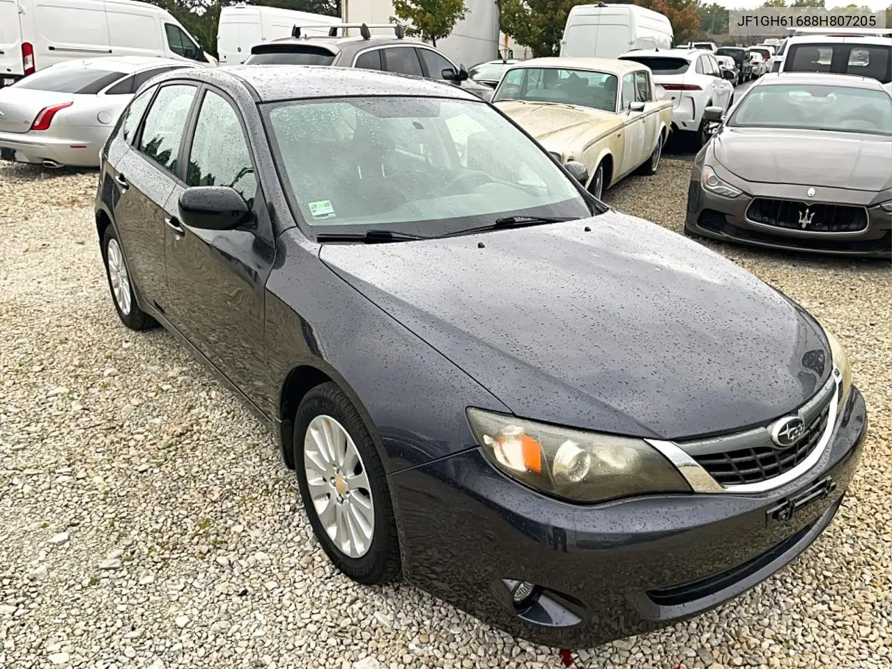 SUBARU IMPREZA 2008, VIN JF1GH61688H807205