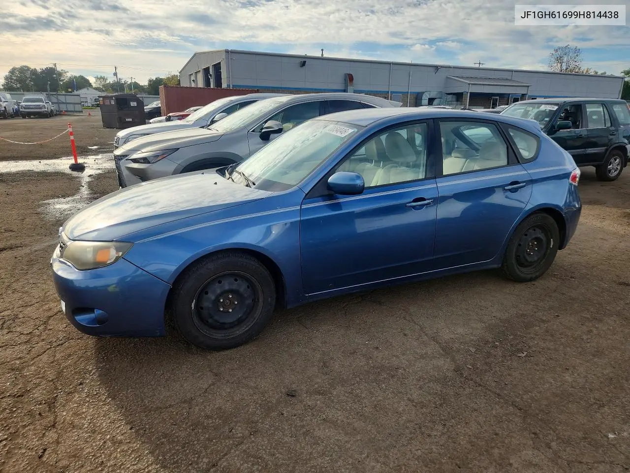 SUBARU IMPREZA 2009, VIN JF1GH61699H814438