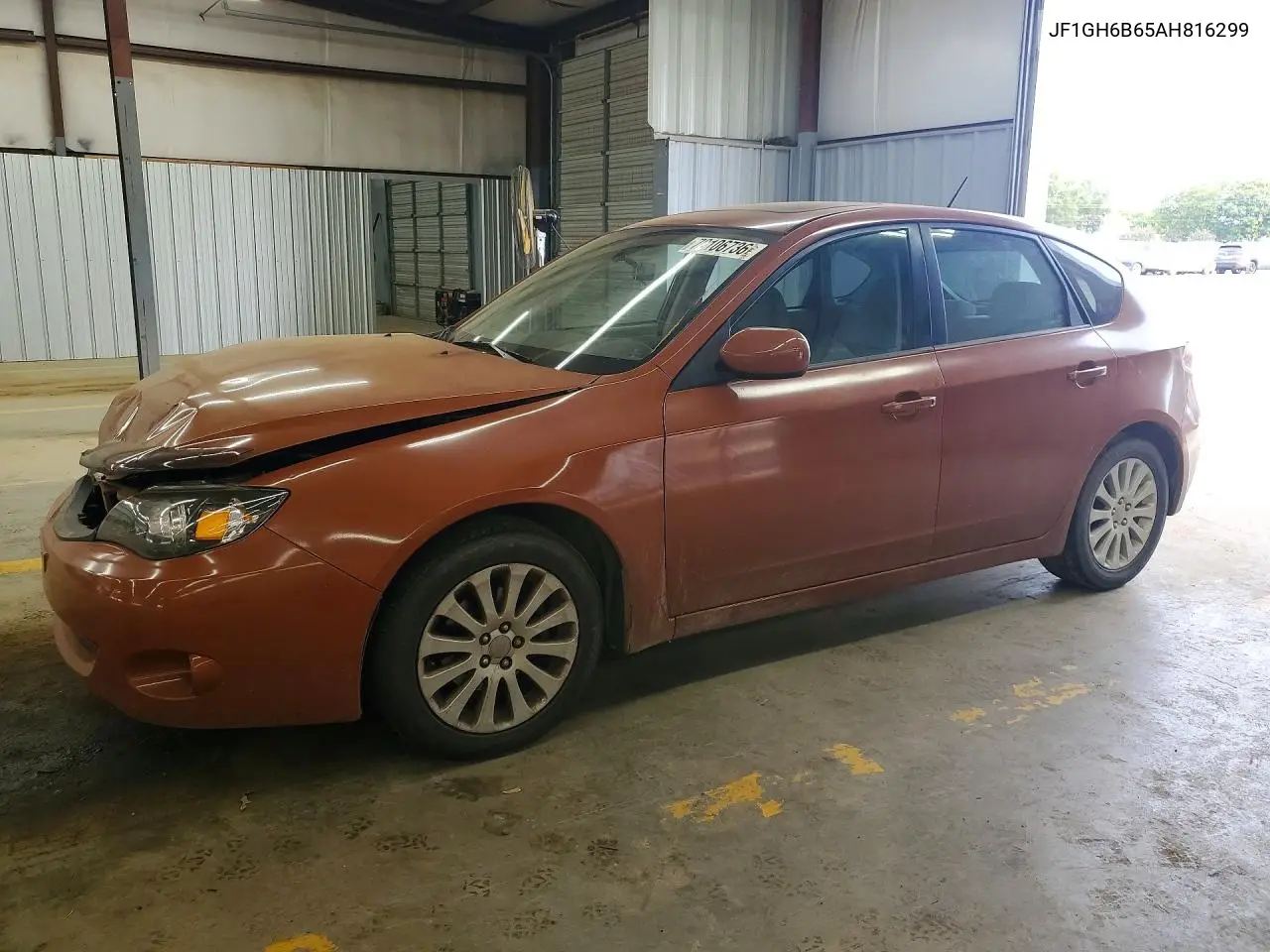SUBARU IMPREZA 2010, VIN JF1GH6B65AH816299