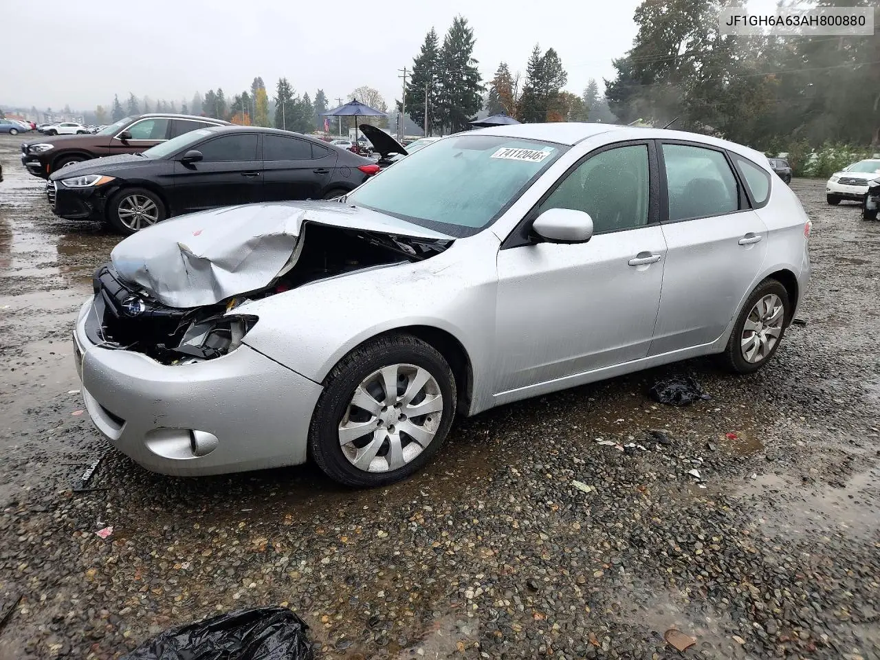 SUBARU IMPREZA 2010, VIN JF1GH6A63AH800880