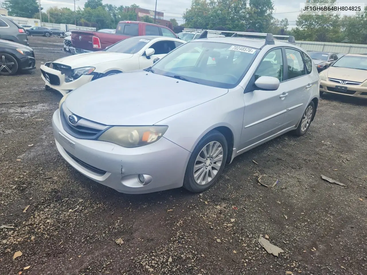 SUBARU IMPREZA 2011, VIN JF1GH6B64BH804825