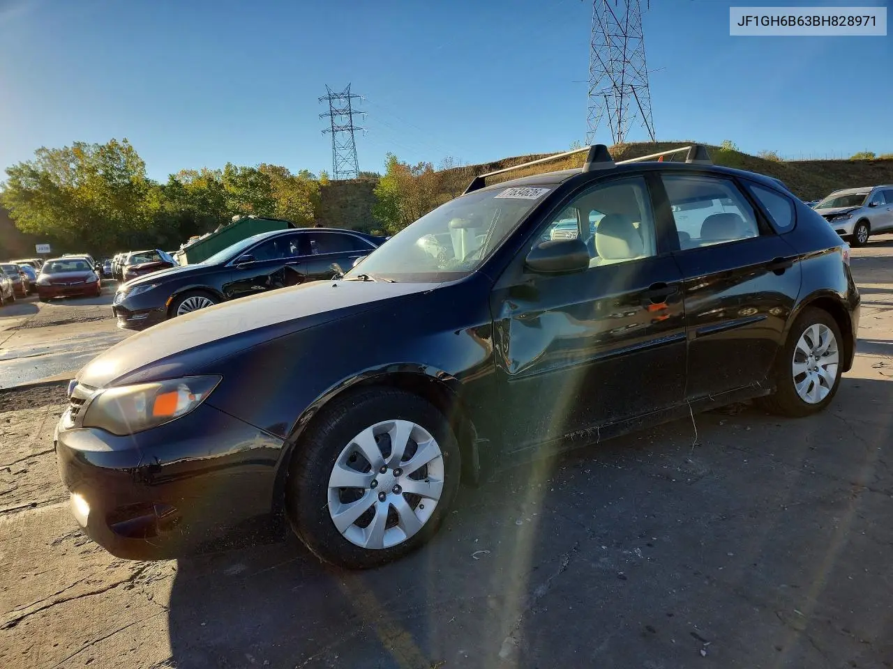 SUBARU IMPREZA 2011, VIN JF1GH6B63BH828971