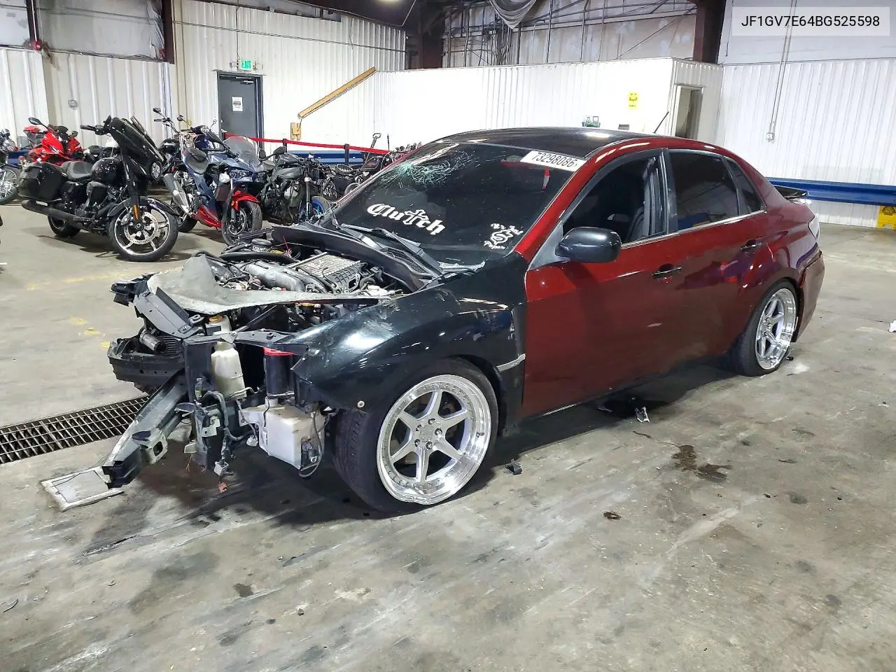 SUBARU IMPREZA 2011, VIN JF1GV7E64BG525598