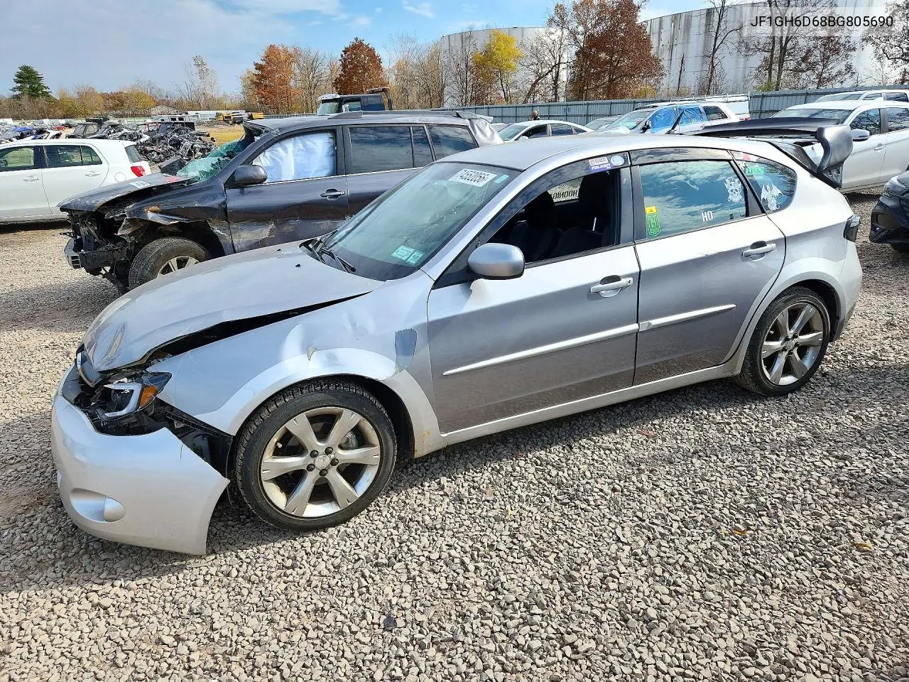 SUBARU IMPREZA 2011, VIN JF1GH6D68BG805690